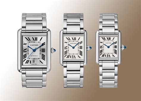 cartier small watch|cartier tank must watch small.